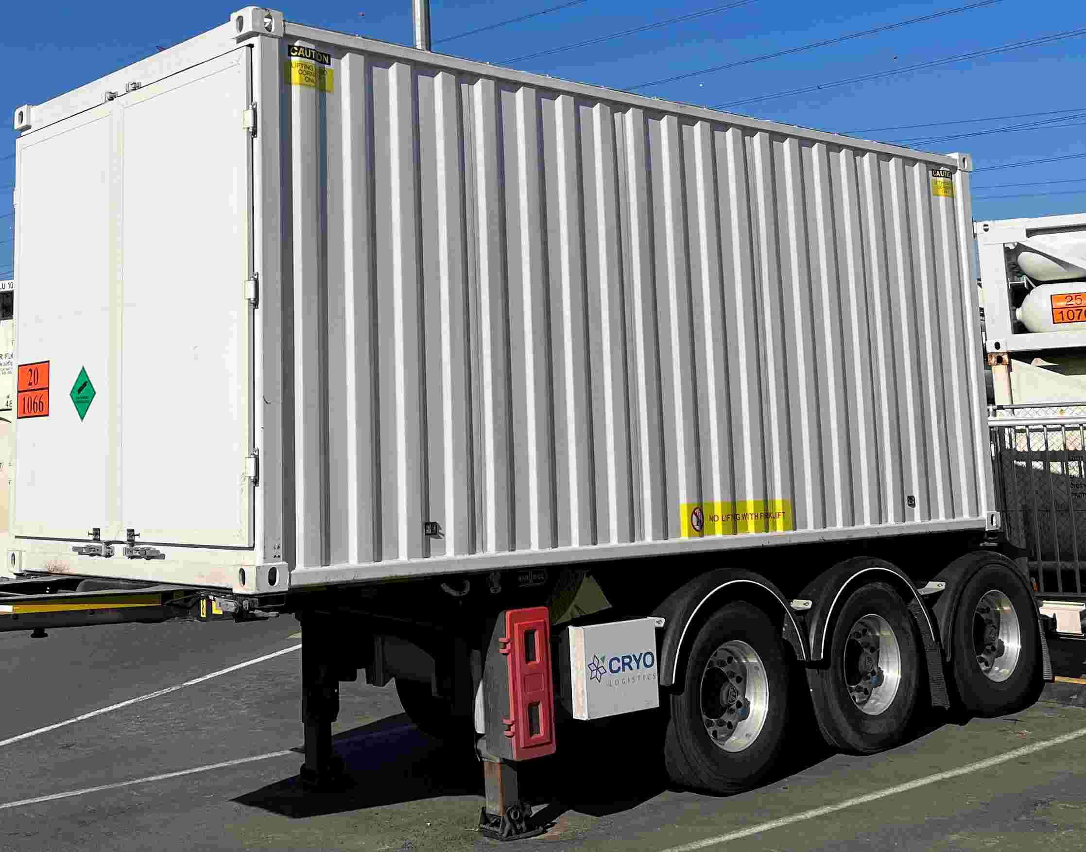20ft & 40ft ISO Tube Type 4 Containers with fiberglass reinforced polymer cylinders